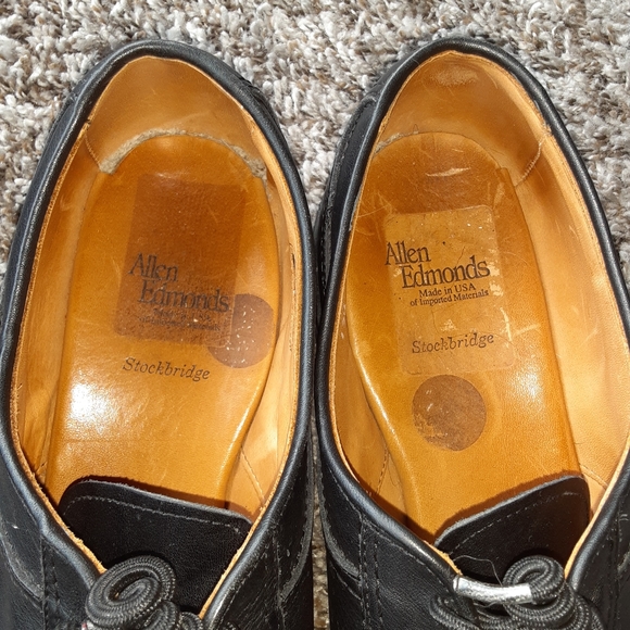 Allen Edmonds Stockbridge 12.5 Black Split Toe - Picture 4 of 6